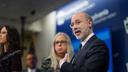 Gov. Tom Wolf and Secretary of Health Rachel Levine brief the media on two presumed cases of the new coronavirus, COVID-19.