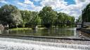 Spring Creek flows through Talleyrand Park in Bellefonte, Centre County, the site of the 2023 Centre Gives Fest.