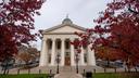 The Centre County Courthouse in Centre County, home State College and Penn State University.