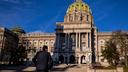 The state Capitol building in Harrisburg, Pennsylvania.