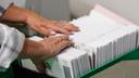 Mail ballots are sorted and counted in Lehigh County, Pennsylvania.