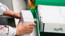 Mail ballots are sorted and counted in Allentown, Lehigh County, Pennsylvania on Election Day November 2022.