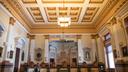 The Pennsylvania Supreme Court chamber in Philadelphia's Old City Hall, where justice heard the Humphrey case.