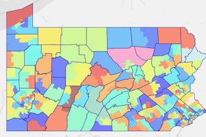 The final state House map, approved in February 2022.