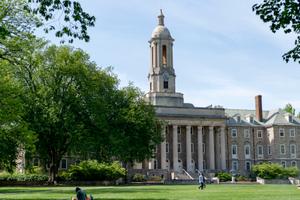 Old Main on Penn State's University Park campus in State College, Pennsylvania.