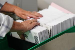 Mail ballots for PA's 2022 midterm, like ones seen here in Lehigh County, had to have a date on the outer envelope.