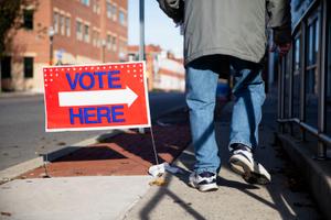 Pennsylvania voters take to the polls in Harrisburg on Election Day, Nov. 8, 2022.