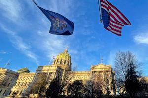 The Pennsylvania State Capitol. This session, lawmakers could put up to six constitutional amendments on the ballot.