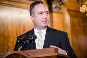 Senate President Pro Tempore Jake Corman (R., Centre), seen here in 2018, has pushed for the controversial review of last year's election results.