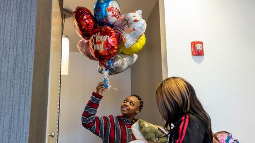 Rachel Bridgeman (left) and her sister Sarah (right) celebrated Rachel’s release from Allegheny County Jail. It took a cooperative, community-based effort to help free Rachel after she was deemed incompetent to stand trial.